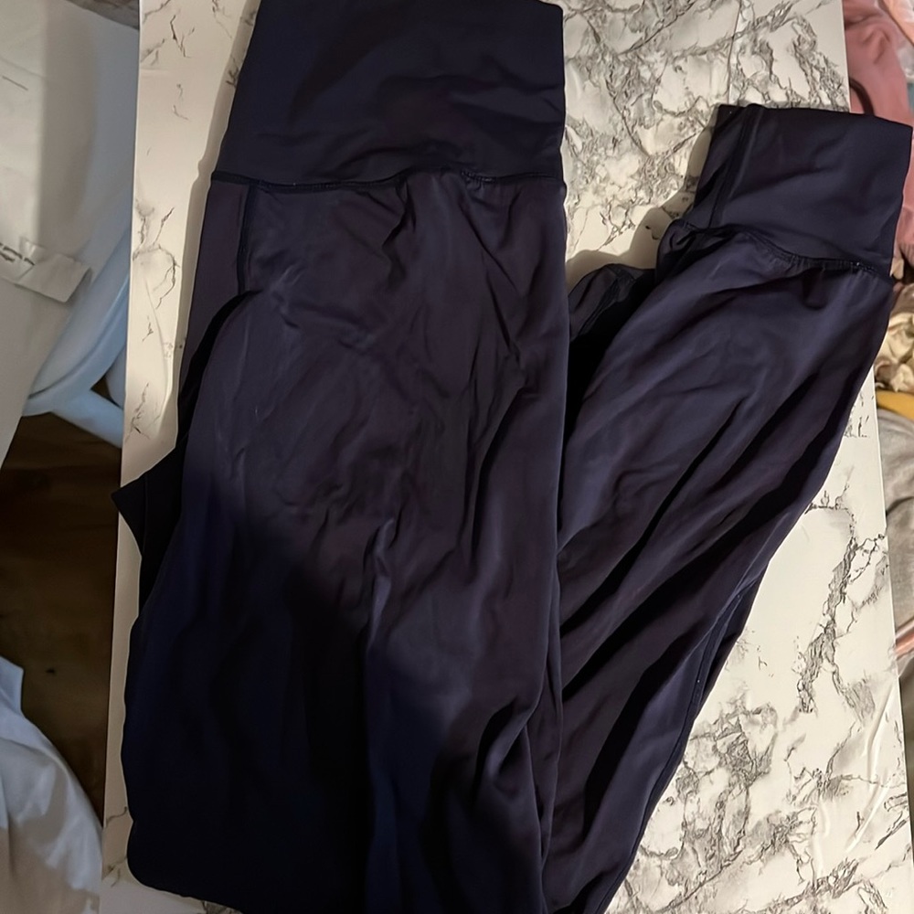 Joggers shiny blue